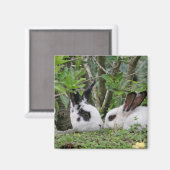 Aimant Bunny Couple (Recto/Verso)