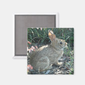 Aimant Bunny de jardin (Recto/Verso)