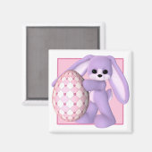 Aimant Bunny de Pâques (Recto/Verso)