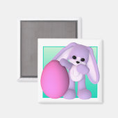 Aimant Bunny de Pâques (Recto/Verso)