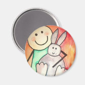 Aimant Bunny Hug (Recto/Verso)