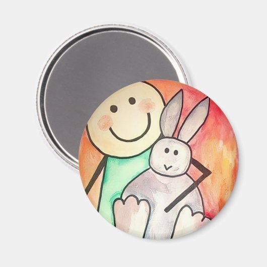 Aimant Bunny Hug (Recto/Verso)