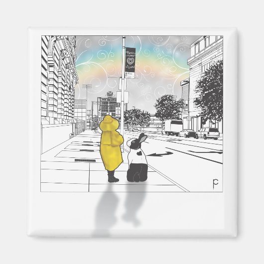 AIMANT BUNNY LOVE (Devant)