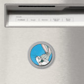 Aimant BUNNY™ Retro Blue Patch (In Situ (Lave-vaisselle))