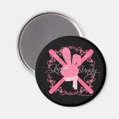 Aimant Bunny Ski (Recto/Verso)