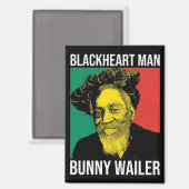 Aimant Bunny Wailer Reggae Legend Rasta Jamaika Roots  (Recto/Verso)
