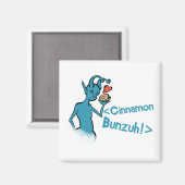 Aimant Buns Coeurs Ax Carré ou magnétique circulaire (Recto/Verso)