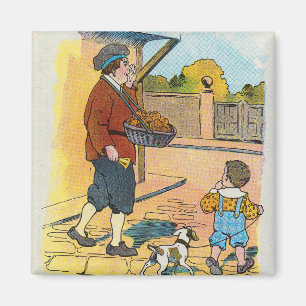 Aimant Buns Hot-cross, Mère Goose Nursery Rhyme Photo