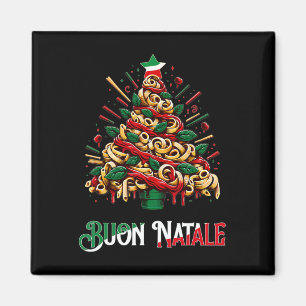 Aimant Buon natale italie pâtes noël arbre xmas