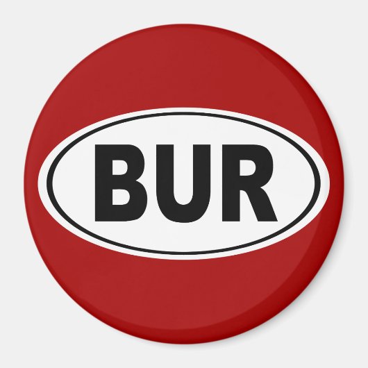 Aimant BUR Burlington Massachusetts (Devant)