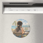 Aimant Bureau d'animation en bord de mer (In Situ (Lave-vaisselle))