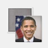 Aimant Bureau du président élu Barack Obama (Recto/Verso)