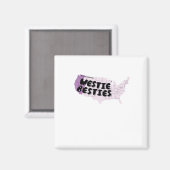 Aimant Bureaux Westie Bestie (Recto/Verso)