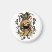 Aimant Burger ami de Void Jester blanc (Devant)