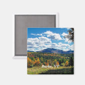 Aimant Burke, Vermont, bel automne, (Recto/Verso)