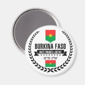 Aimant Burkina Faso (Recto/Verso)