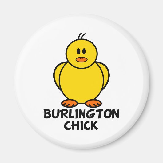 Aimant Burlington Vermont Chick (Devant)