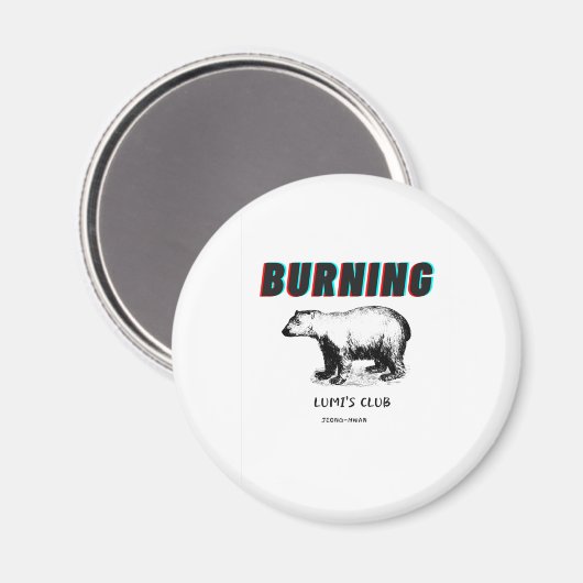 Aimant Burning Classic (Recto/Verso)