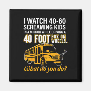 Aimant Bus Driver Watch hurler Kids Drive Box On Wheel