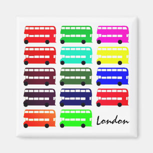 Aimant Bus Londres & Double Decker / Transport britanniqu