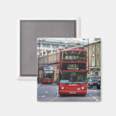 Aimant Bus Red London (Recto/Verso)