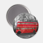 Aimant Bus Red Routemaster (Recto/Verso)