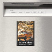 Aimant Bus Scolaire Bayou Vista – Collection Southern Psy (In Situ (Lave-vaisselle))