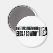 AIMANT BUSH (BUSH) : BLANC DE COWBOY (Recto/Verso)