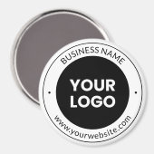 Aimant Business Name & Website ou Slogan, Merci Etc. (Recto/Verso)