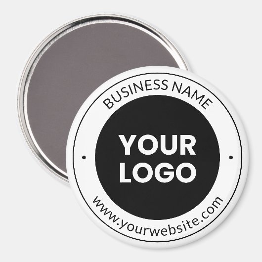 Aimant Business Name & Website ou Slogan, Merci Etc. (Recto/Verso)