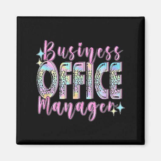 Aimant Business Office Manager Funny Front Teamwork Regio (Devant)