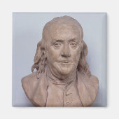 Aimant Buste de Benjamin Franklin 1778 (Devant)