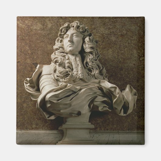 Aimant Buste de portrait de Louis XIV (1638-1715), 1665,  (Devant)