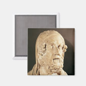 Aimant Buste d'Homer, période hellénistique (Recto/Verso)