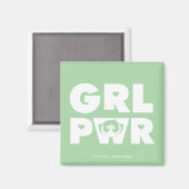 Aimant Buttercup : Girl power (Recto/Verso)