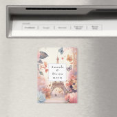 Aimant Butterflies et fleurs de la Tour Eiffel Sauvez la (In Situ (Lave-vaisselle))