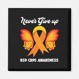 Aimant Butterfly Hope Fighter Orange Ribbon Rsd Crps Awar