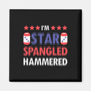 Aimant Buveur de bière Boire de l'alcool Drunk Fun 4 juil