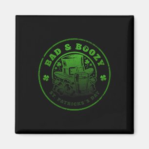Aimant Byd Et Boozy St Patricks Day Boire Shamrock Vi