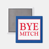 Aimant Bye Mitch McConnell Vote Élection bleue du Sénat (Recto/Verso)
