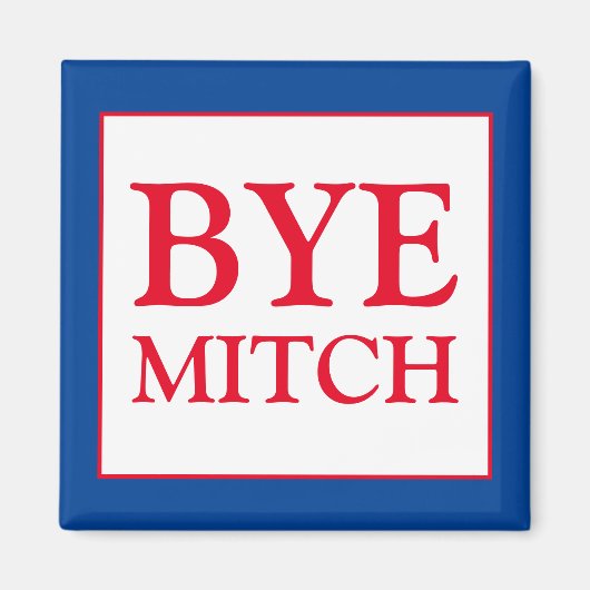 Aimant Bye Mitch McConnell Vote Élection bleue du Sénat (Devant)