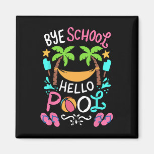 Aimant Bye School Beach T Ball Tee Hammock