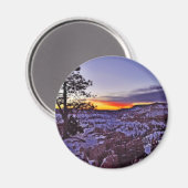 Aimant Byrce Canyon Sunrise Matin hiver (Recto/Verso)