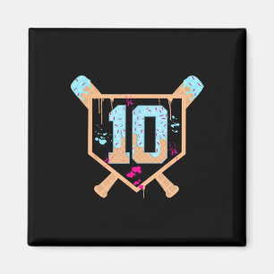 Aimant Bysebyll 10 ans Ice Cream Drip 10e anniversaire 