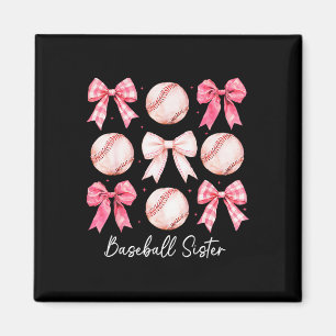 Aimant Bysebyll Sister Coquette Bow Game Day Bysebyll Mam