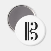 Aimant C-Clef (Recto/Verso)