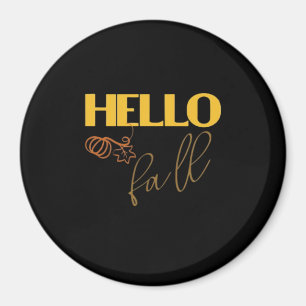 Aimant C’est automne Y’all Automne Laisser design Citroui