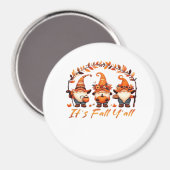 Aimant C’est automne Y’all Citrouille Gnome Autumn Tree F (Recto/Verso)