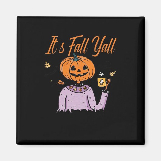 Aimant C’est drôle pour l’automne Y’all (Devant)