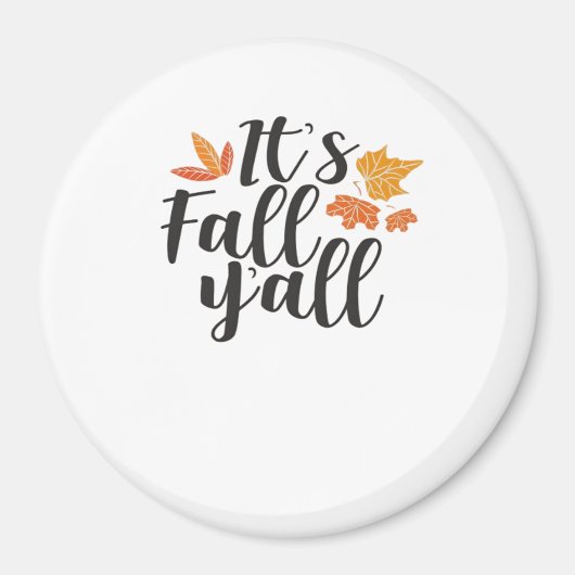 Aimant C’est l’automne que vous dites automne mignon Feui (Devant)